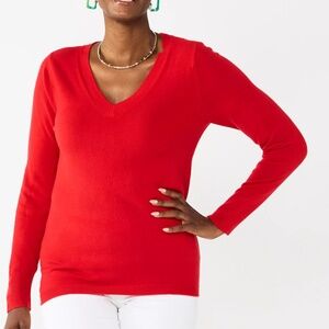 Women's Croft & Barrow® The Extra Soft V-Neck Sweater